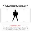 6 X 12 Full Size Aluminum License Plate for Cars and Trucks  Thumbnail