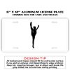 6 X 12 Full Size Aluminum License Plate for Cars and Trucks  Thumbnail