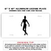 6 X 12 Full Size Aluminum License Plate for Cars and Trucks  Thumbnail
