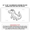 6 X 12 Full Size Aluminum License Plate for Cars and Trucks  Thumbnail