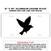 6 X 12 Full Size Aluminum License Plate for Cars and Trucks  Thumbnail
