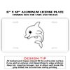 6 X 12 Full Size Aluminum License Plate for Cars and Trucks  Thumbnail