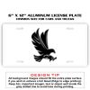 6 X 12 Full Size Aluminum License Plate for Cars and Trucks  Thumbnail
