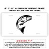 6 X 12 Full Size Aluminum License Plate for Cars and Trucks  Thumbnail