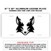 6 X 12 Full Size Aluminum License Plate for Cars and Trucks  Thumbnail