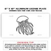 6 X 12 Full Size Aluminum License Plate for Cars and Trucks  Thumbnail