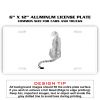 6 X 12 Full Size Aluminum License Plate for Cars and Trucks  Thumbnail