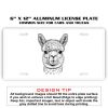 6 X 12 Full Size Aluminum License Plate for Cars and Trucks  Thumbnail
