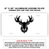 6 X 12 Full Size Aluminum License Plate for Cars and Trucks  Thumbnail