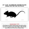 6 X 12 Full Size Aluminum License Plate for Cars and Trucks  Thumbnail