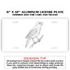 6 X 12 Full Size Aluminum License Plate for Cars and Trucks  Thumbnail
