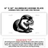 6 X 12 Full Size Aluminum License Plate for Cars and Trucks  Thumbnail