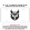 6 X 12 Full Size Aluminum License Plate for Cars and Trucks  Thumbnail