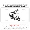 6 X 12 Full Size Aluminum License Plate for Cars and Trucks  Thumbnail