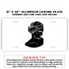6 X 12 Full Size Aluminum License Plate for Cars and Trucks  Thumbnail