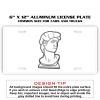 6 X 12 Full Size Aluminum License Plate for Cars and Trucks  Thumbnail