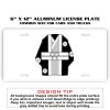 6 X 12 Full Size Aluminum License Plate for Cars and Trucks  Thumbnail
