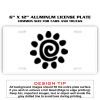 6 X 12 Full Size Aluminum License Plate for Cars and Trucks  Thumbnail