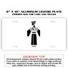 6 X 12 Full Size Aluminum License Plate for Cars and Trucks  Thumbnail