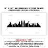 6 X 12 Full Size Aluminum License Plate for Cars and Trucks  Thumbnail