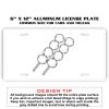 6 X 12 Full Size Aluminum License Plate for Cars and Trucks  Thumbnail