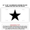 6 X 12 Full Size Aluminum License Plate for Cars and Trucks  Thumbnail