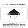 6 X 12 Full Size Aluminum License Plate for Cars and Trucks  Thumbnail