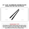 6 X 12 Full Size Aluminum License Plate for Cars and Trucks  Thumbnail