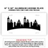 6 X 12 Full Size Aluminum License Plate for Cars and Trucks  Thumbnail