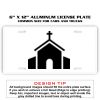 6 X 12 Full Size Aluminum License Plate for Cars and Trucks  Thumbnail