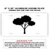 6 X 12 Full Size Aluminum License Plate for Cars and Trucks  Thumbnail