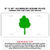 6 X 12 Full Size Aluminum License Plate for Cars and Trucks  Thumbnail