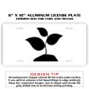 6 X 12 Full Size Aluminum License Plate for Cars and Trucks  Thumbnail