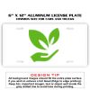 6 X 12 Full Size Aluminum License Plate for Cars and Trucks  Thumbnail