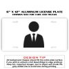 6 X 12 Full Size Aluminum License Plate for Cars and Trucks  Thumbnail