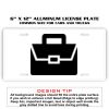 6 X 12 Full Size Aluminum License Plate for Cars and Trucks  Thumbnail