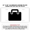 6 X 12 Full Size Aluminum License Plate for Cars and Trucks  Thumbnail