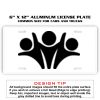 6 X 12 Full Size Aluminum License Plate for Cars and Trucks  Thumbnail