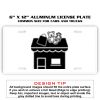 6 X 12 Full Size Aluminum License Plate for Cars and Trucks  Thumbnail