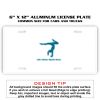 6 X 12 Full Size Aluminum License Plate for Cars and Trucks  Thumbnail
