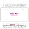 6 X 12 Full Size Aluminum License Plate for Cars and Trucks  Thumbnail