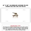 6 X 12 Full Size Aluminum License Plate for Cars and Trucks  Thumbnail