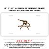 6 X 12 Full Size Aluminum License Plate for Cars and Trucks  Thumbnail