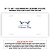 6 X 12 Full Size Aluminum License Plate for Cars and Trucks  Thumbnail