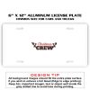 6 X 12 Full Size Aluminum License Plate for Cars and Trucks  Thumbnail