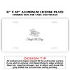 6 X 12 Full Size Aluminum License Plate for Cars and Trucks  Thumbnail