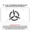 6 X 12 Full Size Aluminum License Plate for Cars and Trucks  Thumbnail