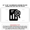 6 X 12 Full Size Aluminum License Plate for Cars and Trucks  Thumbnail