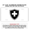 6 X 12 Full Size Aluminum License Plate for Cars and Trucks  Thumbnail