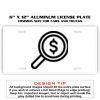 6 X 12 Full Size Aluminum License Plate for Cars and Trucks  Thumbnail